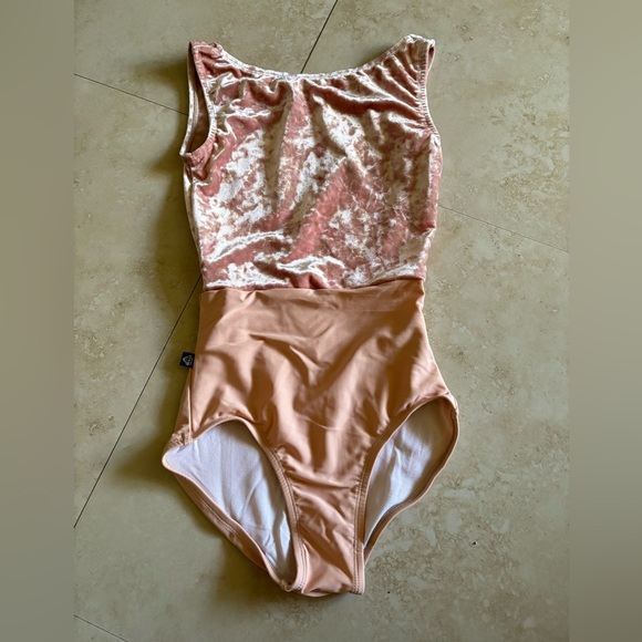 Jule Dancewear Other - Jule Dancewear Pink Velvet leotard